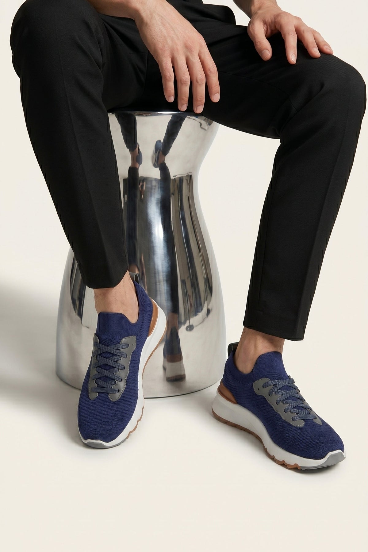 Vicenza Mesh Runner Navy Blue