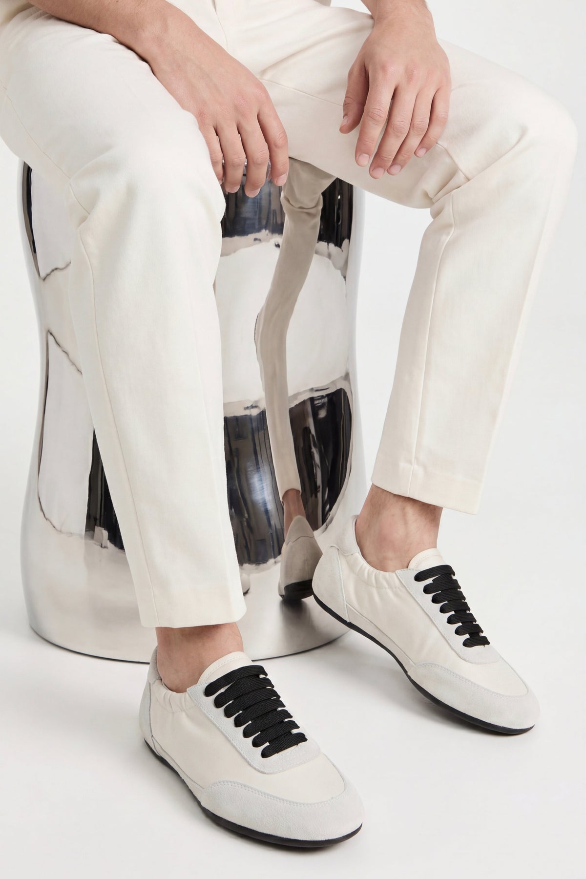 Rapallo Nylon Sneaker White