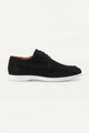 Rimini Suede Boat Shoe Taupe Grey