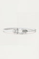 Levanto Platinum Rope Bracelet Chalk White