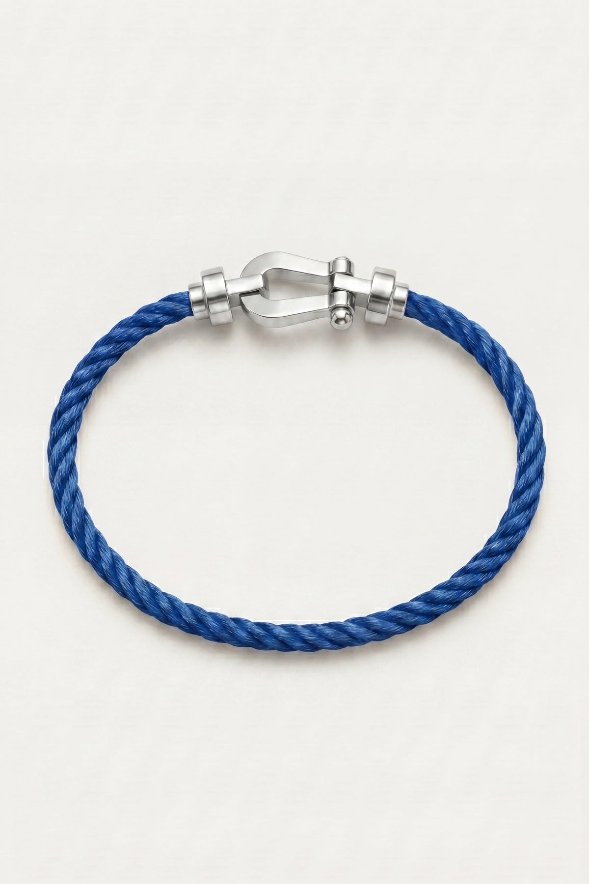 Levanto Platinum Rope Bracelet Royal Blue