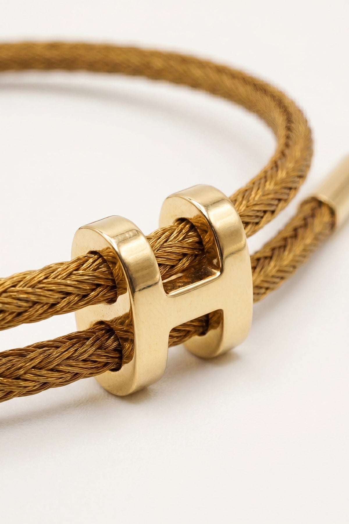 Rapallo Woven Bracelet Camel