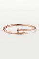 Bellagio Polished Sculpted Bracelet Rose Gold