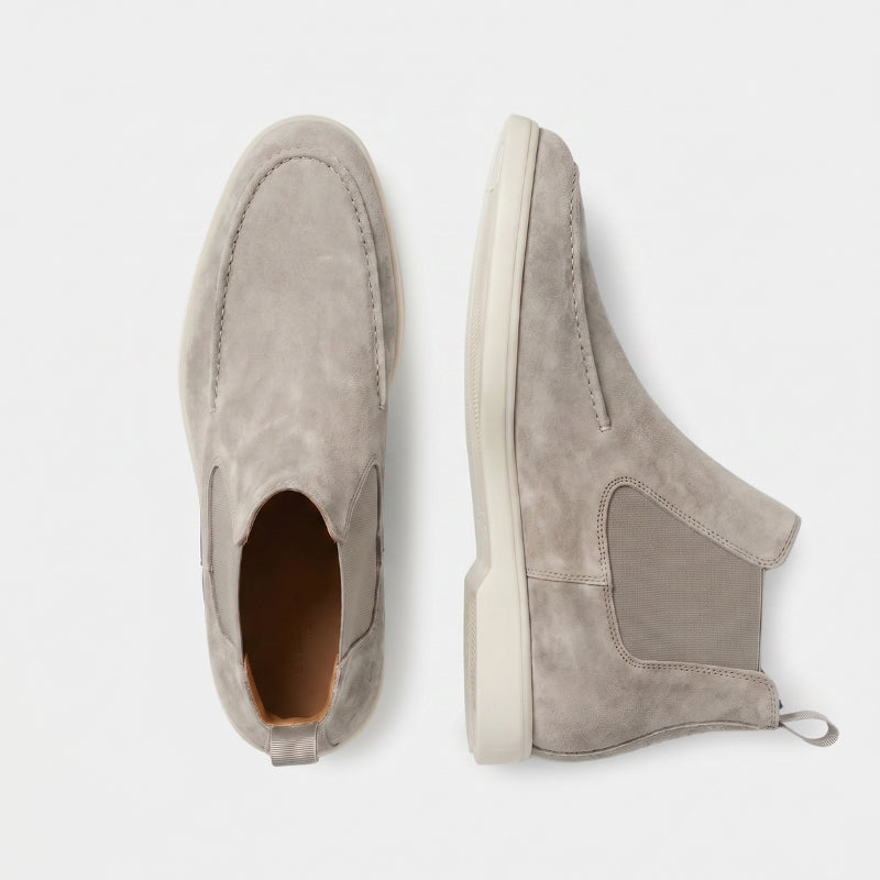 Cortina Suede Boot Stone Grey