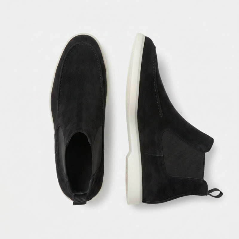 Cortina Suede Boot Black