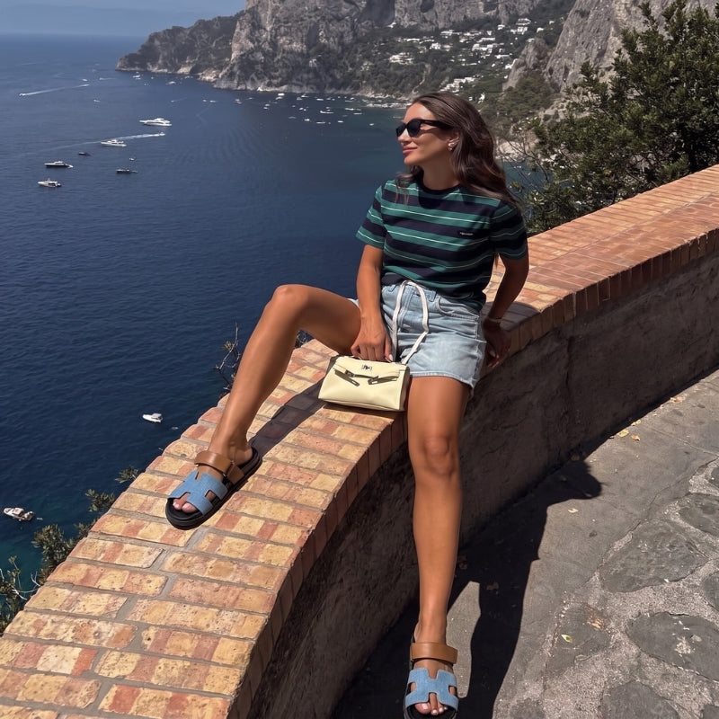 Cannes Slide Women Denim Blue