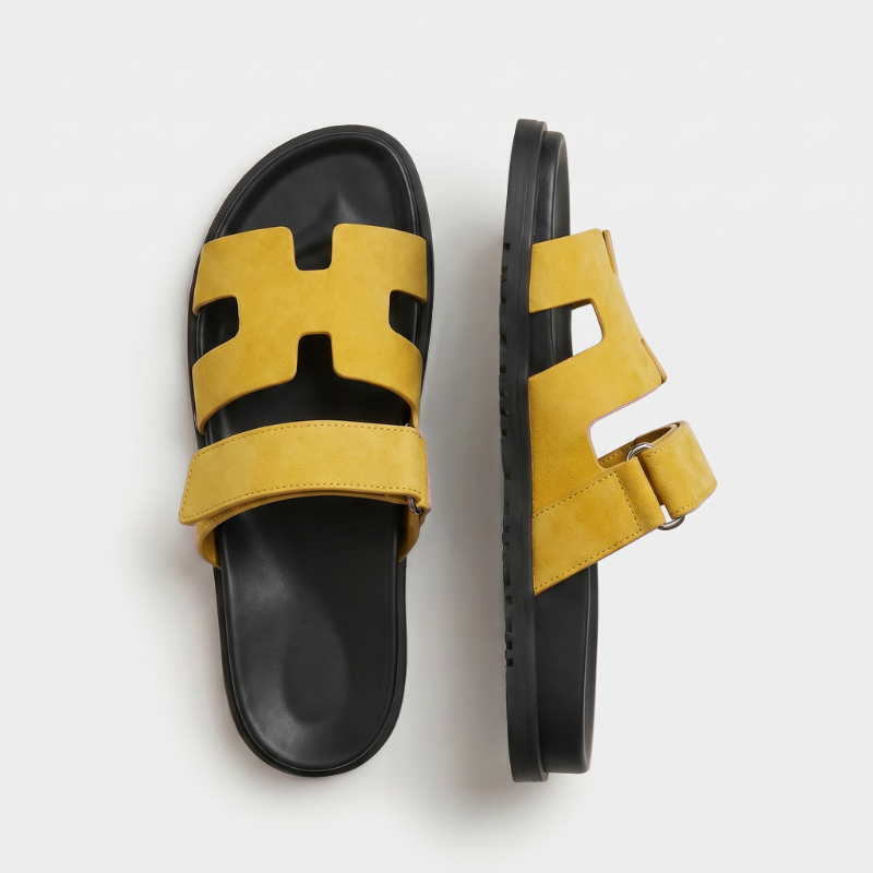 Cannes Suede Slide Women Yellow