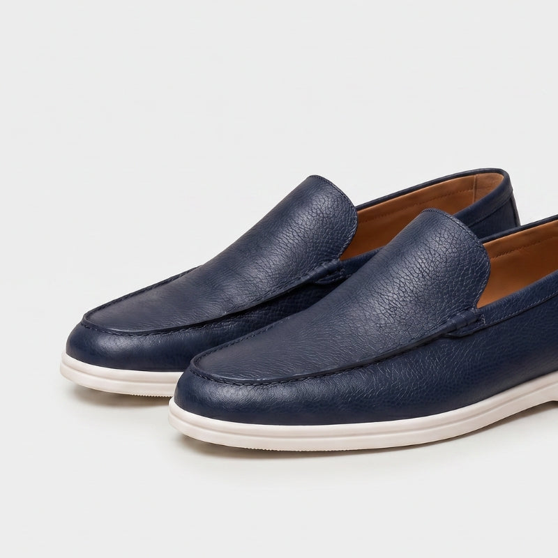 Portofino Leather Loafer Navy