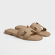 Riviera Flat Slide Women Camel