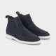 Stivale Cortina in camoscio blu scuro