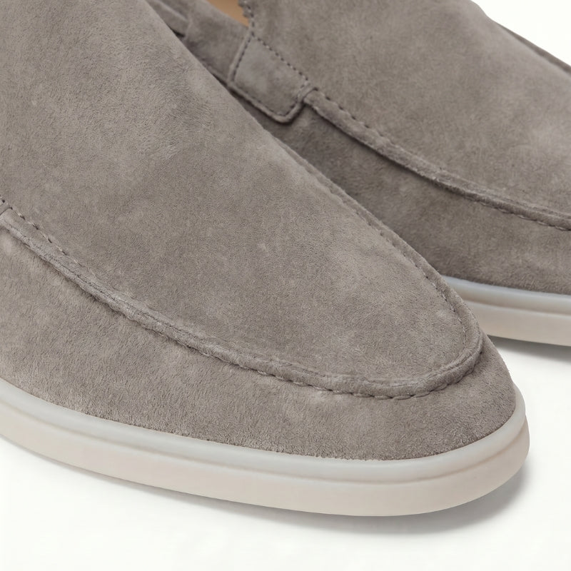 Milano Classic Loafer Suede Stone Grey