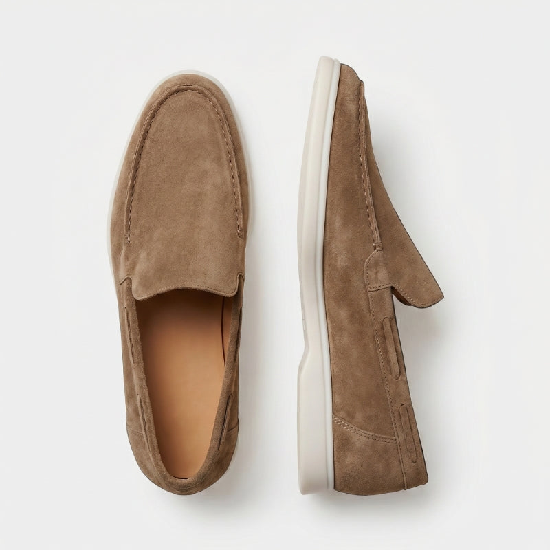 Milano Classic Loafer Wildleder Warmes Camel