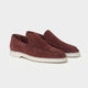 Milano Classic Loafer Suede Burgundy Rose