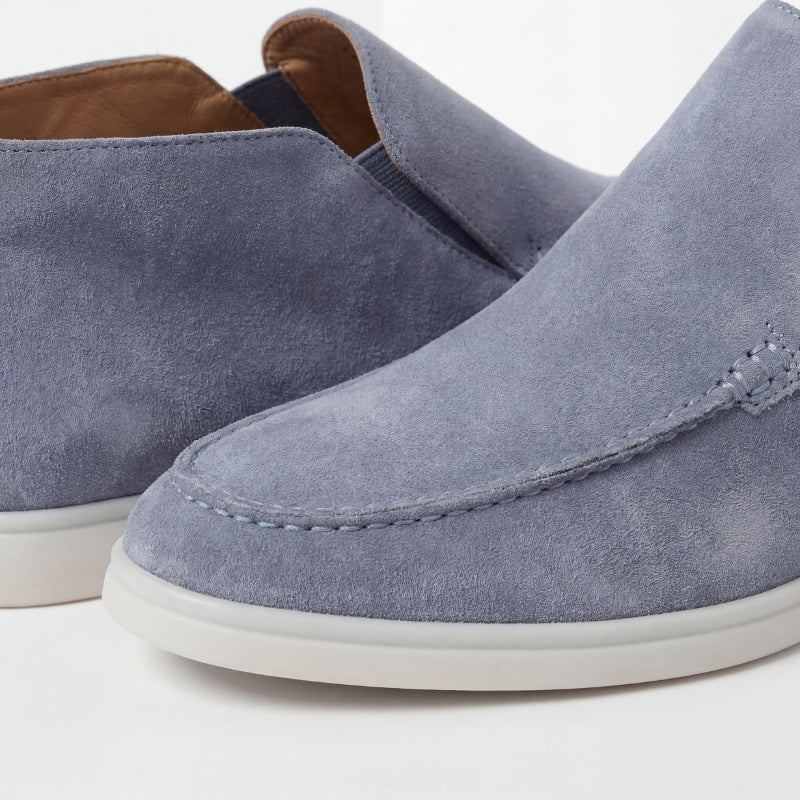 Milano City Loafer Wildleder Hellblau