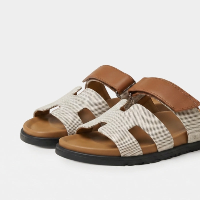 Cannes Slide Women Woven Tan