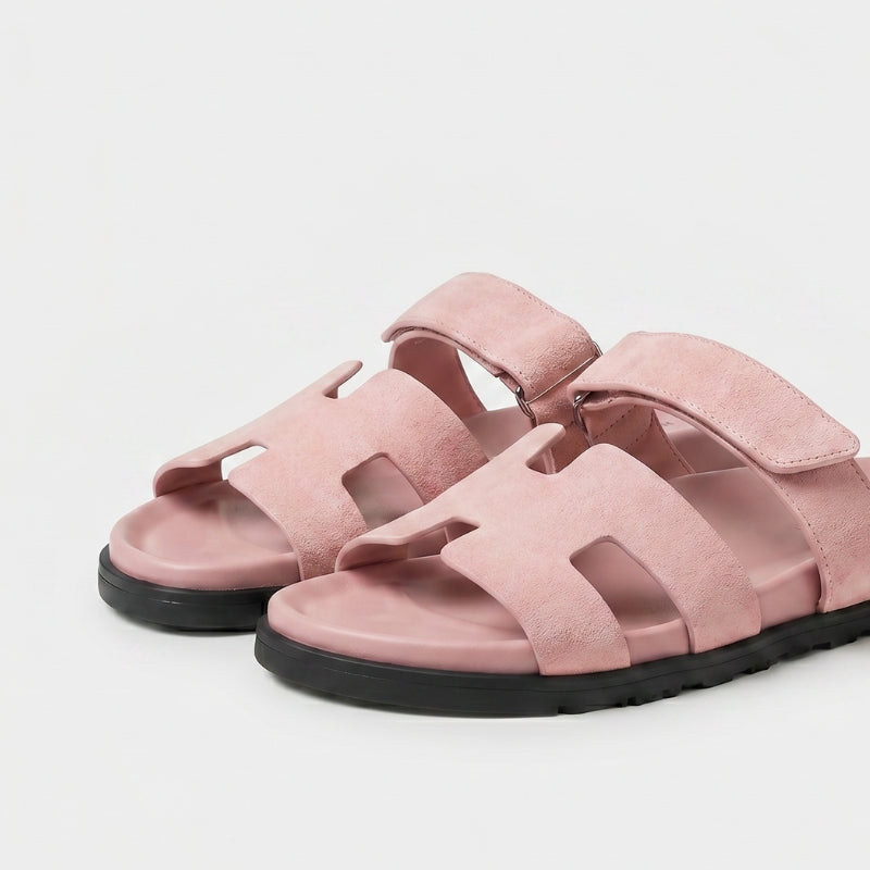 Cannes Suede Slide Women Blush Pink