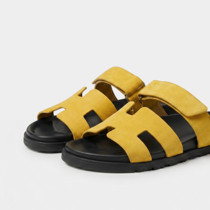Cannes Suede Slide Women Yellow