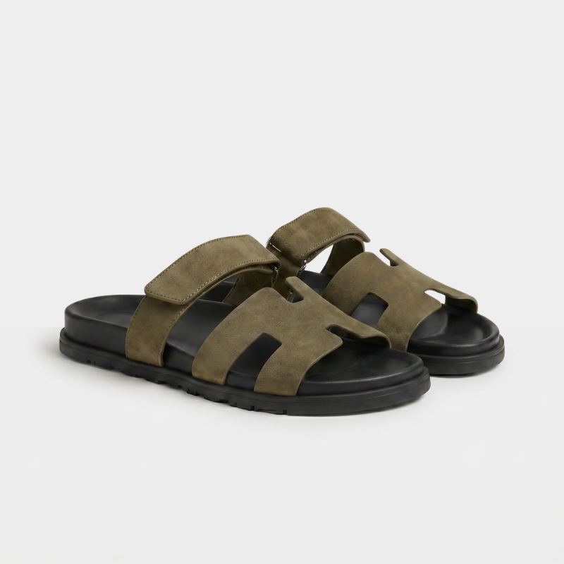 Cannes Suede Slide Women Khaki