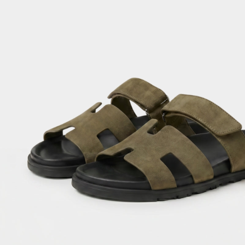 Cannes Suede Slide Women Khaki