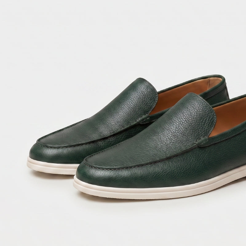 Portofino Leather Loafer Green