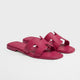 Riviera Flat Slide Women Magenta