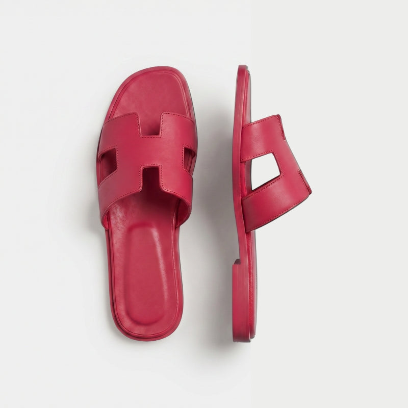 Riviera Flat Slide Women Magenta