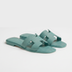 Riviera Flat Slide Women Seafoam