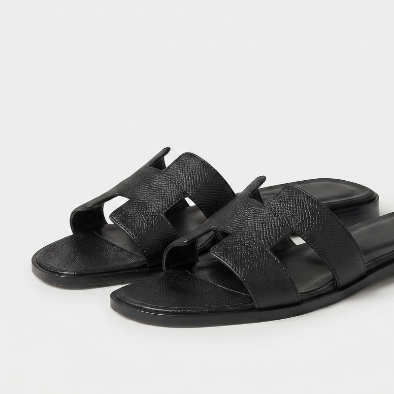 Riviera Flat Slide Women Black