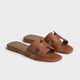 Riviera Flat Slide Women Tan