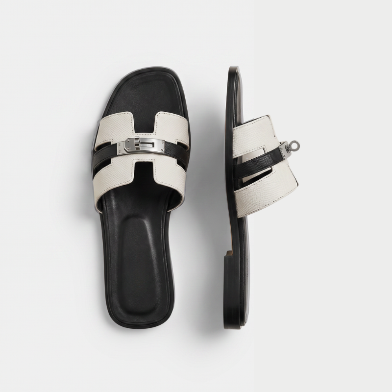 Marbella Slide Women Black & White