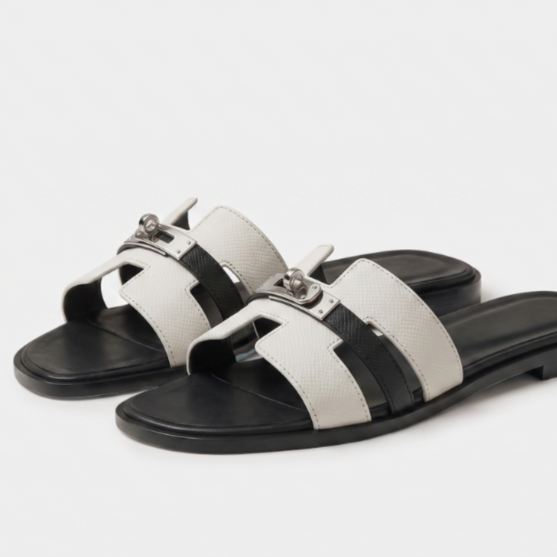 Marbella Slide Women Black & White