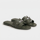 Marbella Slide Women Olive Green