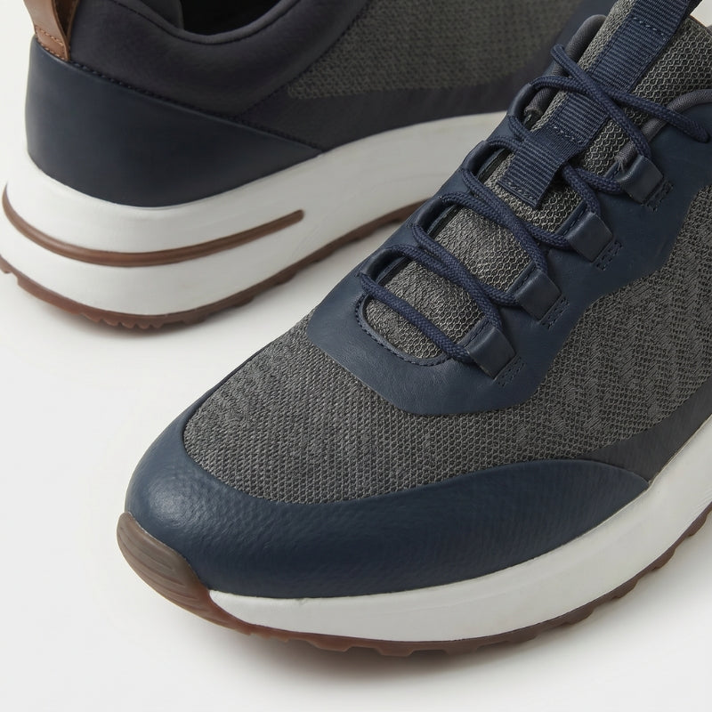 Palazzo Runner II Mesh Slate Navy
