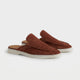 Positano Suede Mule II Ruggine