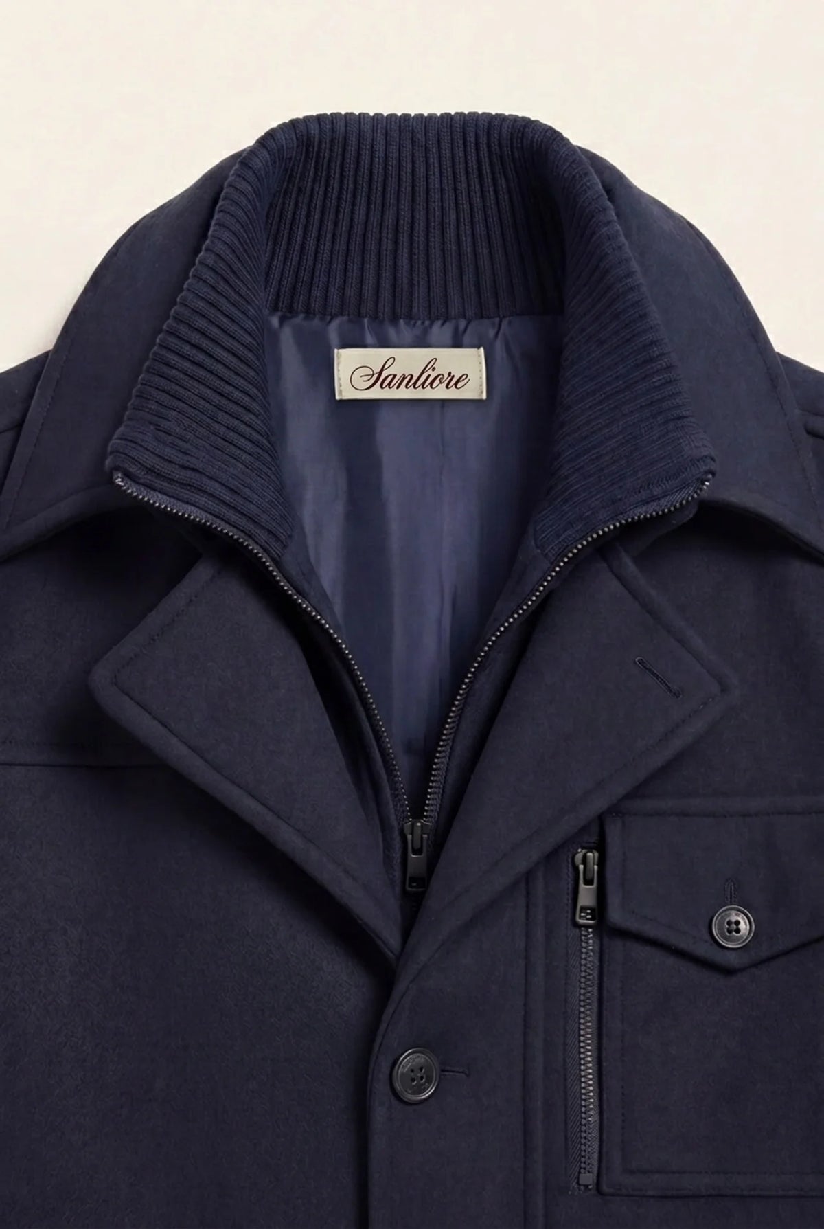 Belluno Field Coat Navy