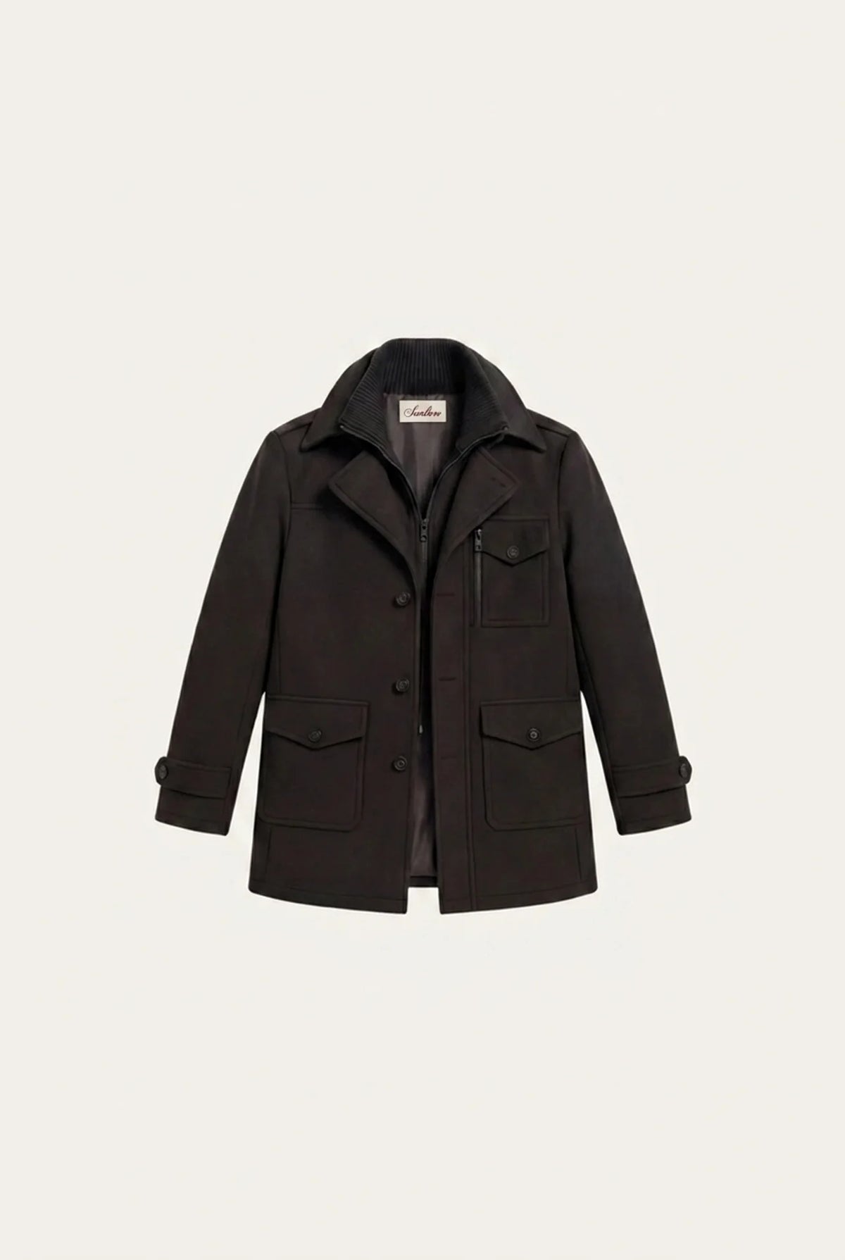 Belluno Field Coat Black