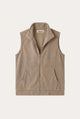 Livigno Brushed Fleece Vest Beige