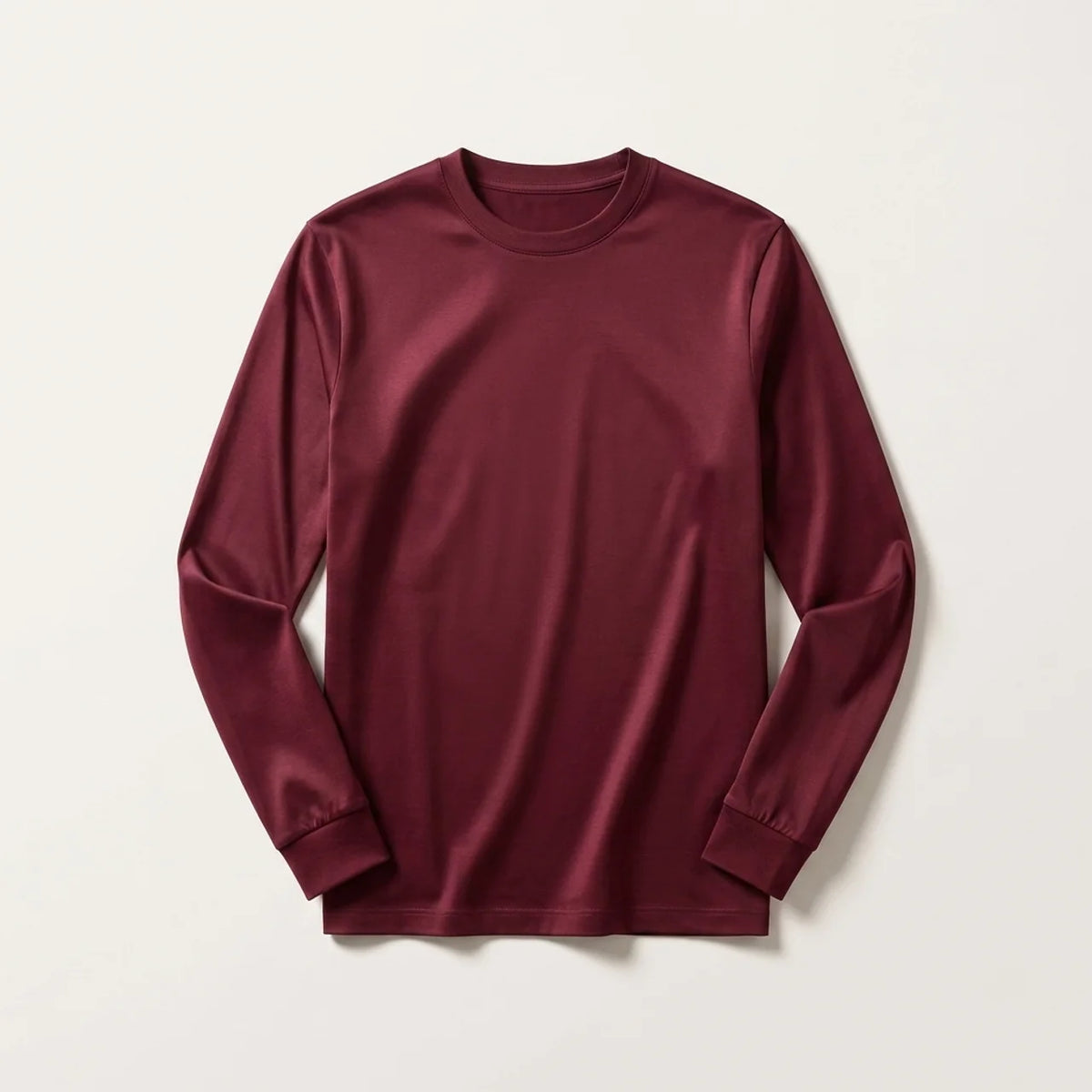 Verona Lustre Longsleeve Burgundy