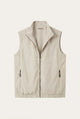 Lecco Stand-Collar Zip Vest Sand