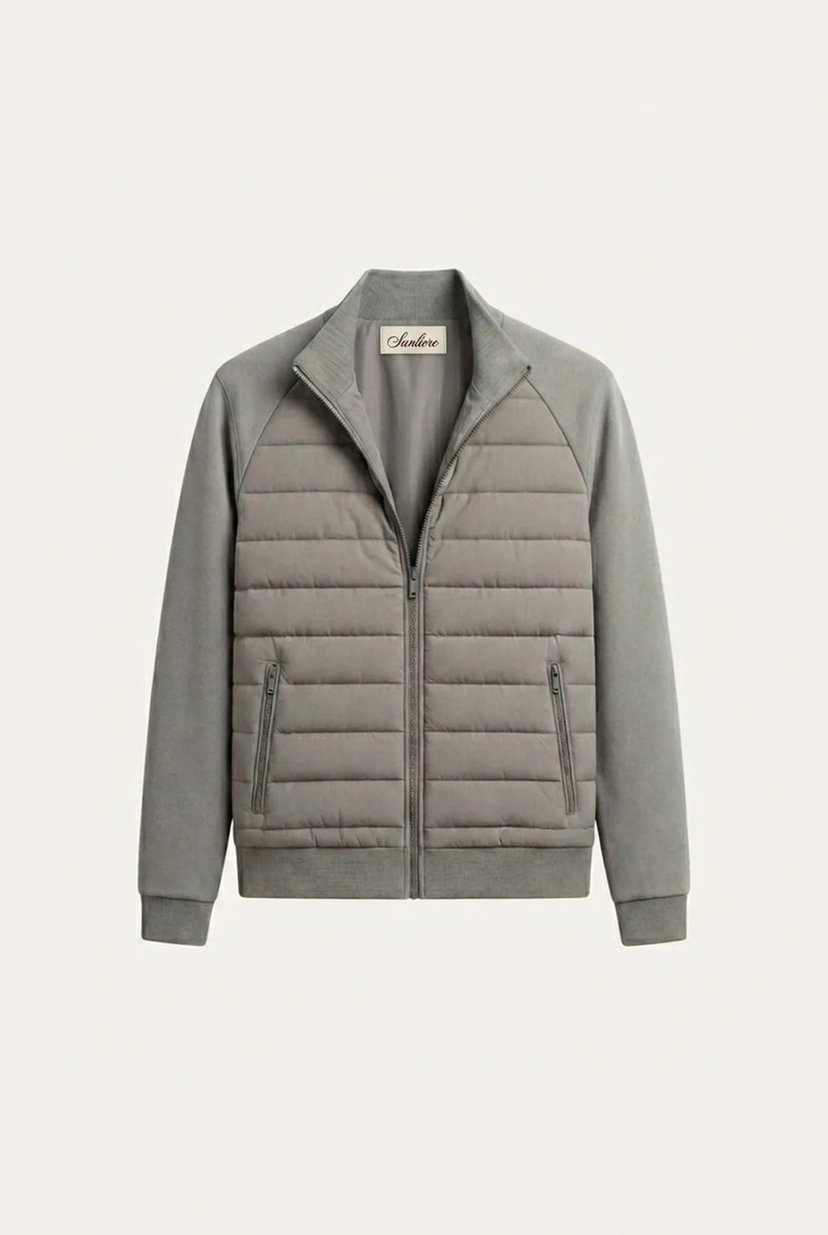 Vicenza Wool Padded Jacket Grey