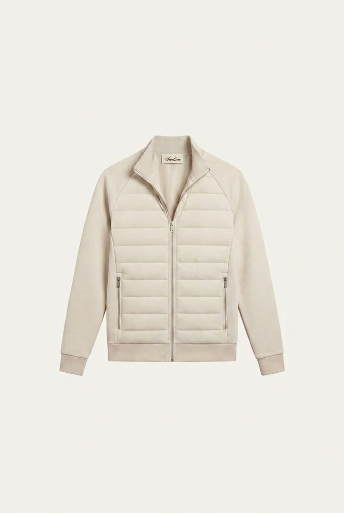 Vicenza Wool Padded Jacket Ivory