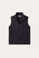 Livigno Brushed Fleece Vest Black