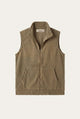 Livigno Brushed Fleece Vest Olive