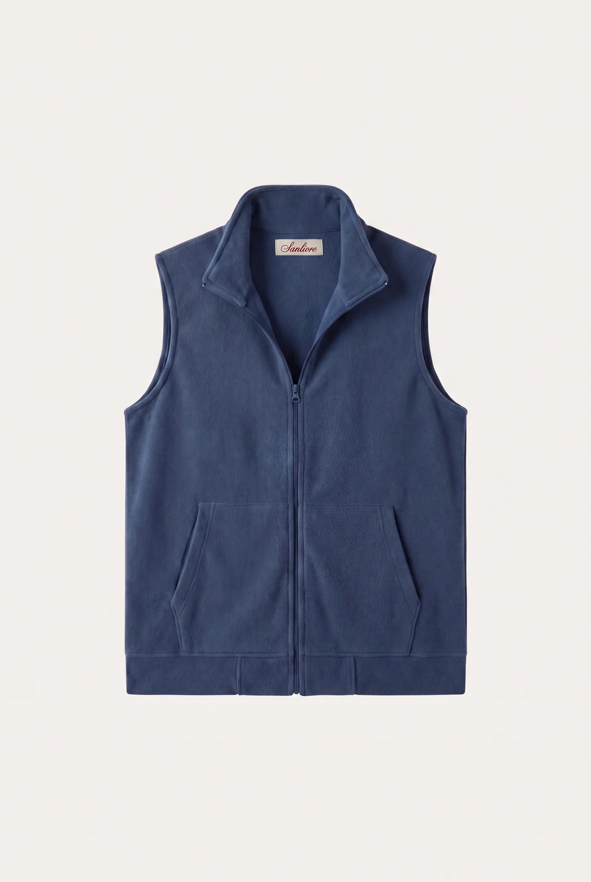 Livigno Brushed Fleece Vest Denim