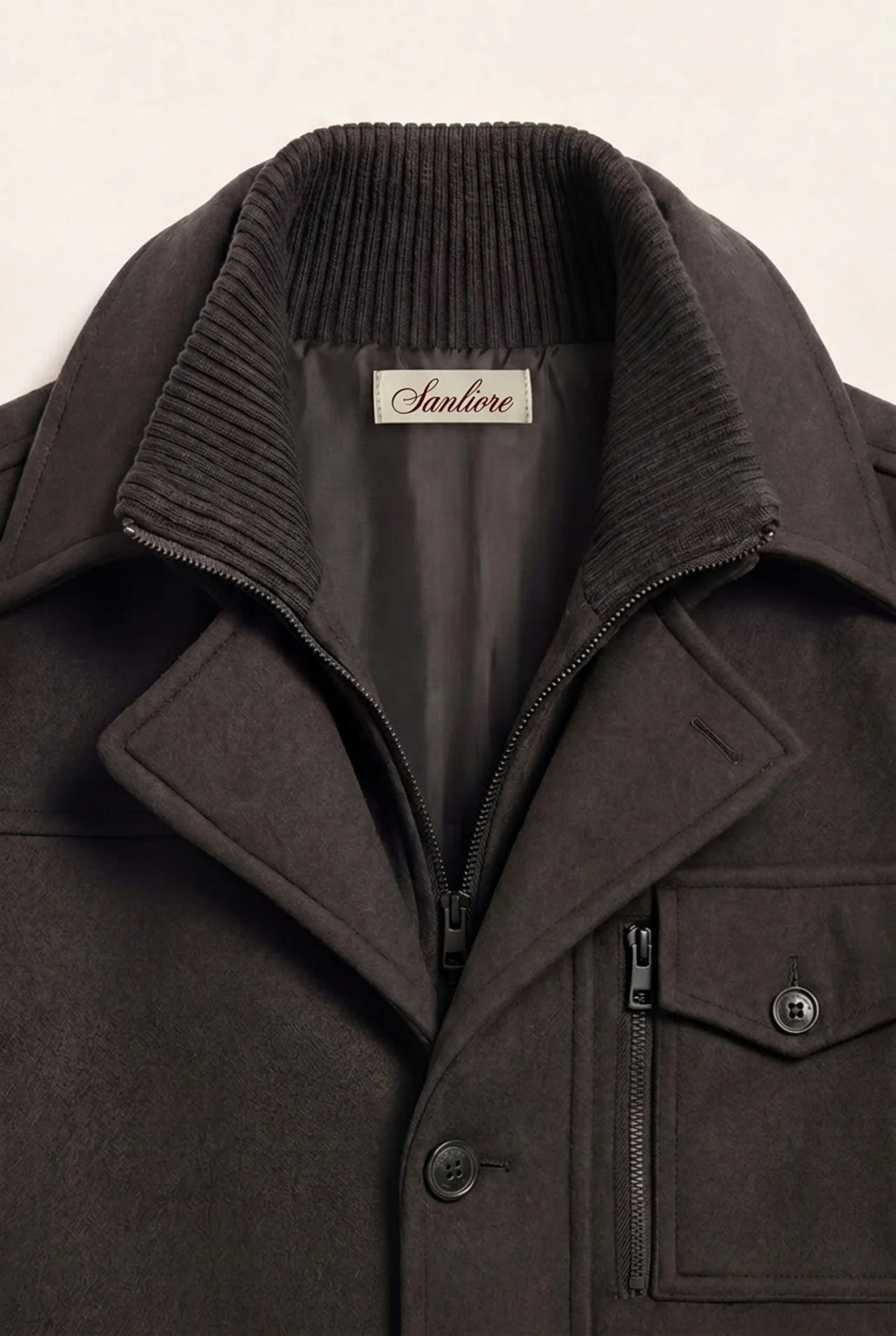 Belluno Field Coat Grey