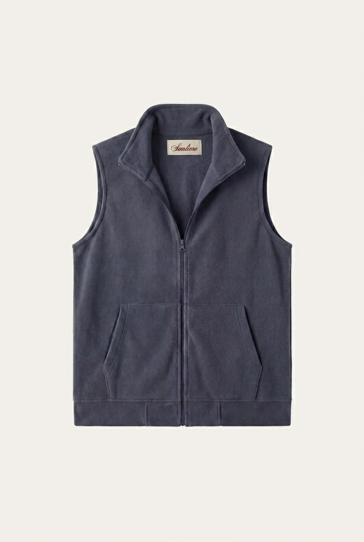 Livigno Brushed Fleece Vest Slate