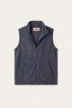 Livigno Brushed Fleece Vest Slate