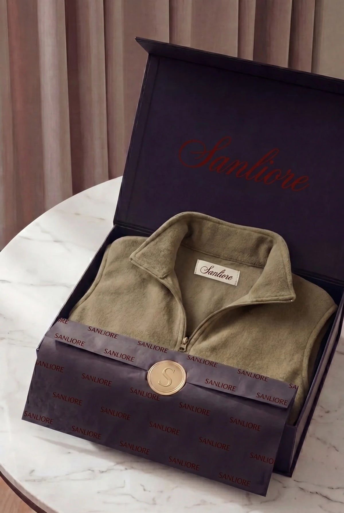Livigno Brushed Fleece Vest Olive