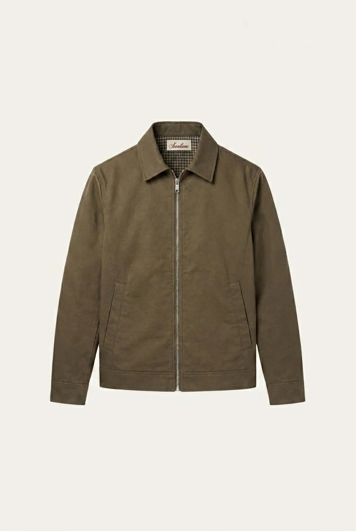 Ravenna Lightweight Zip Jacket Khaki