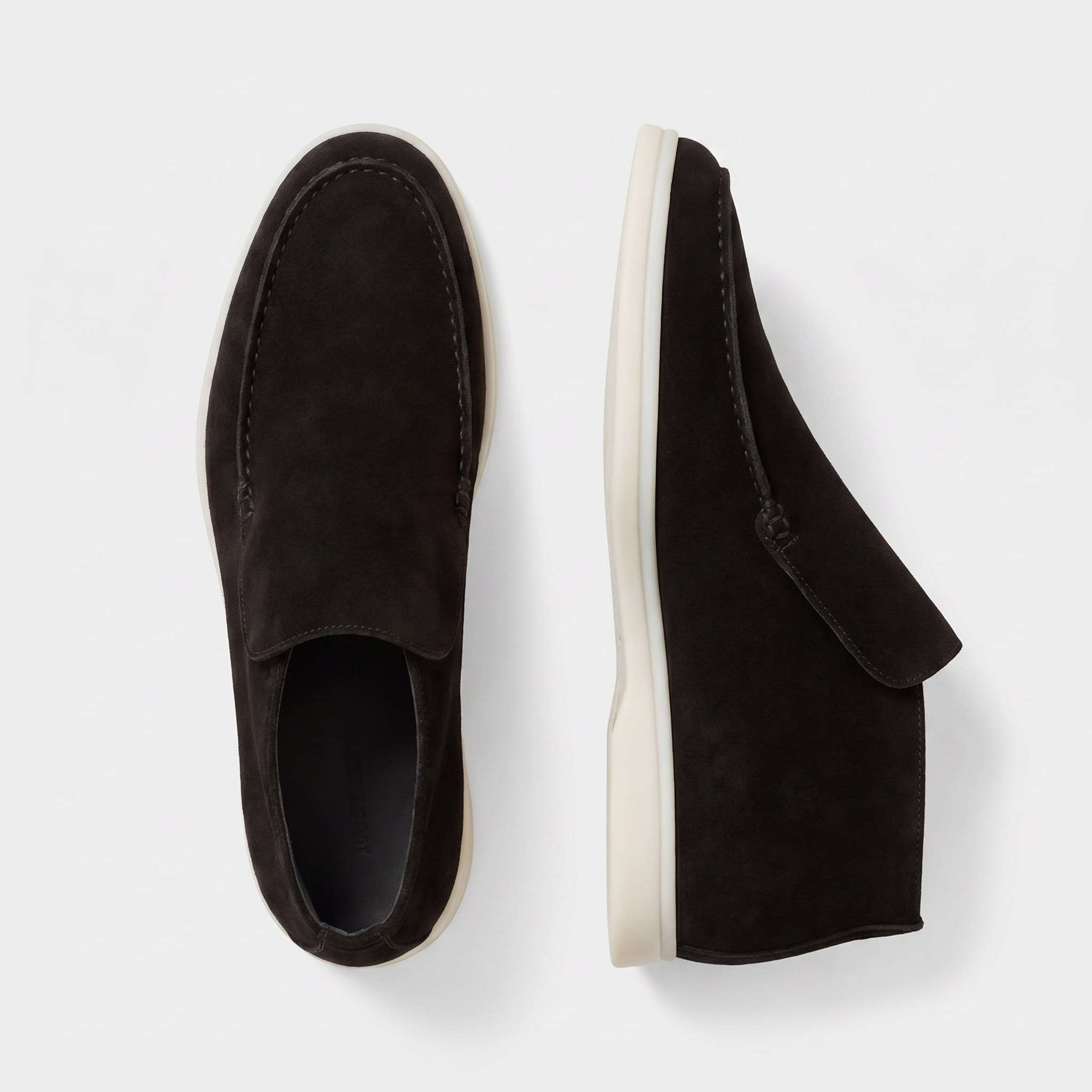 Milano City Loafer Suede Onyx Black